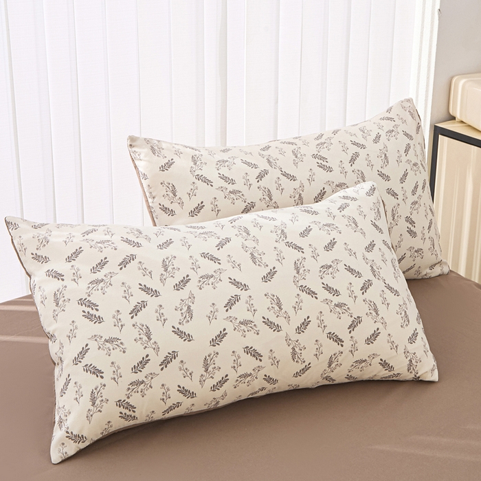 91家纺网 家纺一手货源 找家纺 雅慕家居   2025新款针织棉双层纱四件套 如约