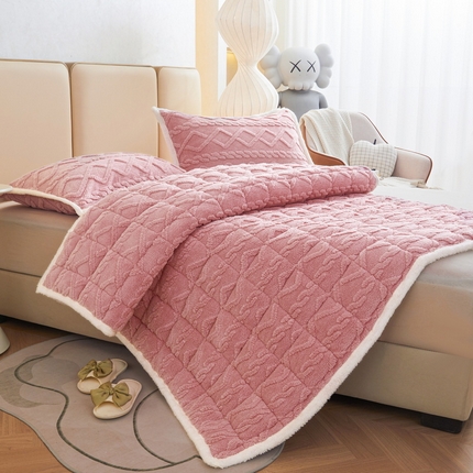 买家秀 爆款不断货）A类母婴级舒棉绒牛奶绒床垫子雪花绒床垫子床褥子塔肤绒床垫褥子多功能床垫软垫床单款 展示图3