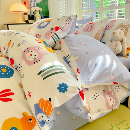 91家纺网 家纺一手货源 找家纺 （总）秋艳家纺 2025新款全棉印花四件套