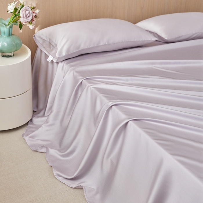 91家纺网 家纺一手货源 找家纺 （总）简纯生活 2025新款60s纯色天丝单品床单系列