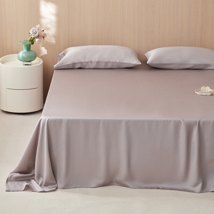 简纯生活 2025新款60s纯色天丝单品床单系列 山吹色