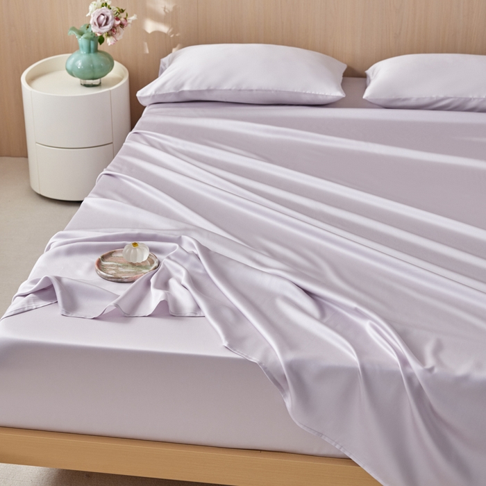 91家纺网 家纺一手货源 找家纺 （总）简纯生活 2025新款60s纯色天丝单品床单系列