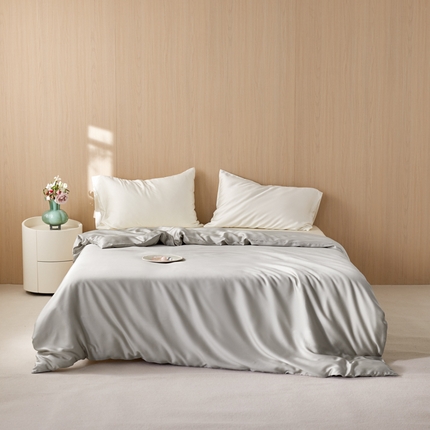 简约主义 2025新款60s纯色天丝单品被套系列 卡其色