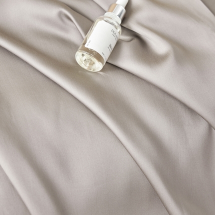 简纯生活 2025新款60s纯色天丝单品床单系列 蟹壳灰