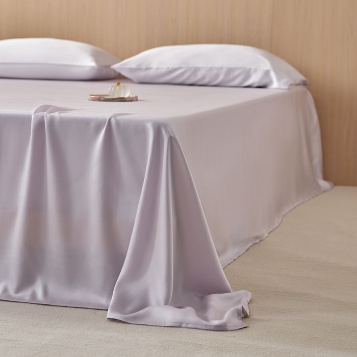 91家纺网 家纺一手货源 找家纺 （总）简纯生活 2025新款60s纯色天丝单品床单系列