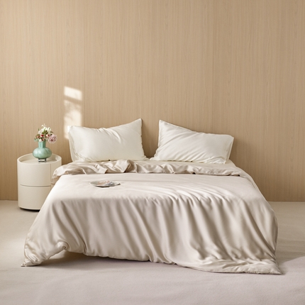 简约主义 2025新款60s纯色天丝单品被套系列 麦秆灰