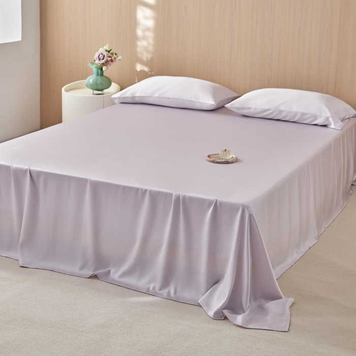 91家纺网 家纺一手货源 找家纺 （总）简纯生活 2025新款60s纯色天丝单品床单系列