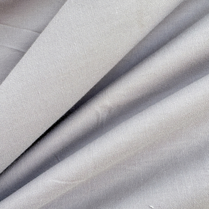 91家纺网 家纺一手货源 找家纺 眠博士 2025新款全棉40支纯色单枕套 40支枕套-银灰