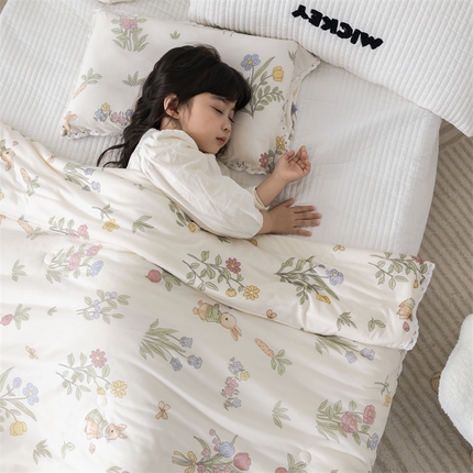 91家纺网 家纺一手货源 找家纺 （总）2025新款A类针织棉被芯夏凉被春秋被冬被儿童学生成人冬被加厚被子大豆被四季款—儿童图