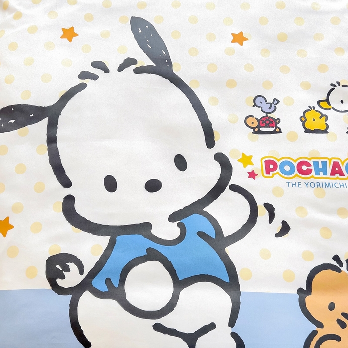 91家纺网 家纺一手货源 找家纺 乐秀家纺 2025新款全棉A类大版定位幼儿园被子三件套卡通三丽鸥被套被芯六件套   星星帕恰狗