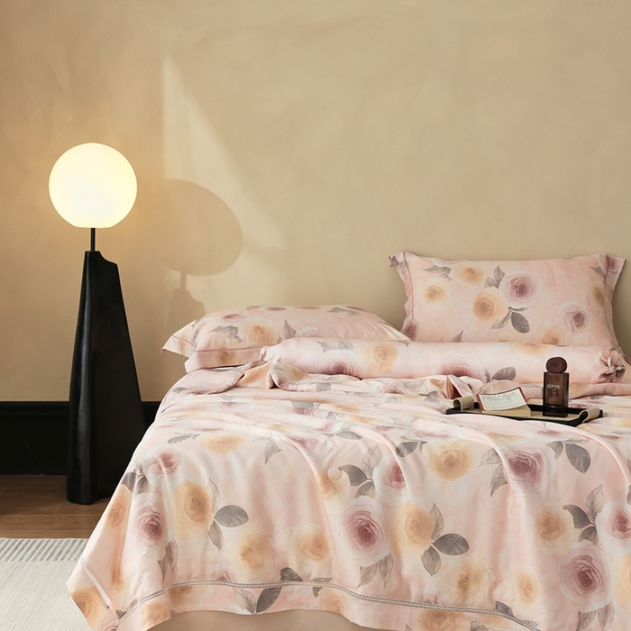 91家纺网 家纺一手货源 找家纺 娇逸家居 2025新款40s天丝莫代尔镂空款夏凉被 春望