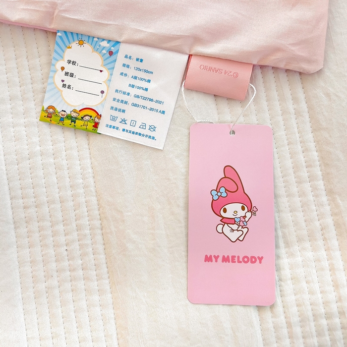 91家纺网 家纺一手货源 找家纺 （总）乐秀家纺 2025新款全棉A类大版定位幼儿园被子三件套卡通三丽鸥被套被芯六件套  