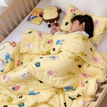 心卓婴童馆 2025新款A类针织棉被芯—儿童图 长耳兔