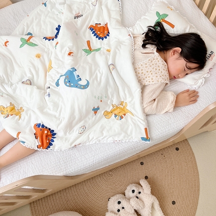 心卓婴童馆 2025新款A类针织棉被芯—儿童图 恐龙家族