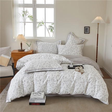 91家纺网 家纺一手货源 找家纺 （总）沐白家居 2025新款全棉云棉系列四件套