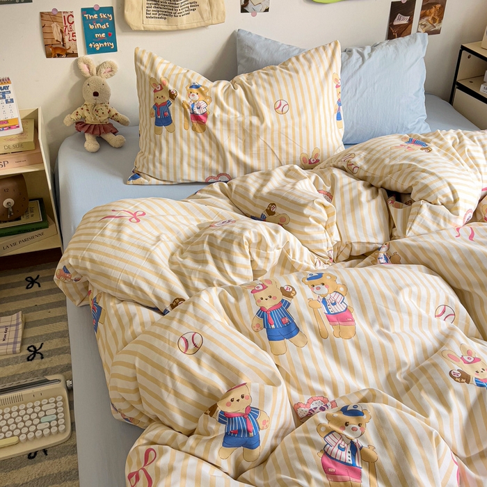 91家纺网 家纺一手货源 找家纺 水墨江南 2025新款超柔水洗棉系列四件套 好伙伴