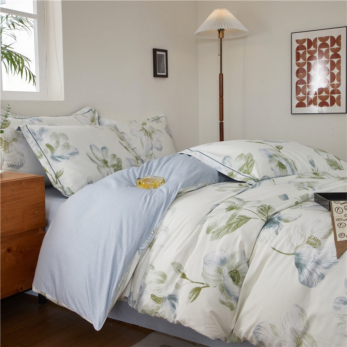 91家纺网 家纺一手货源 找家纺 （总）沐白家居 2025新款全棉云棉系列四件套