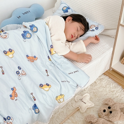 91家纺网 家纺一手货源 找家纺 （总）2025新款A类针织棉被芯夏凉被春秋被冬被儿童学生成人冬被加厚被子大豆被四季款—儿童图