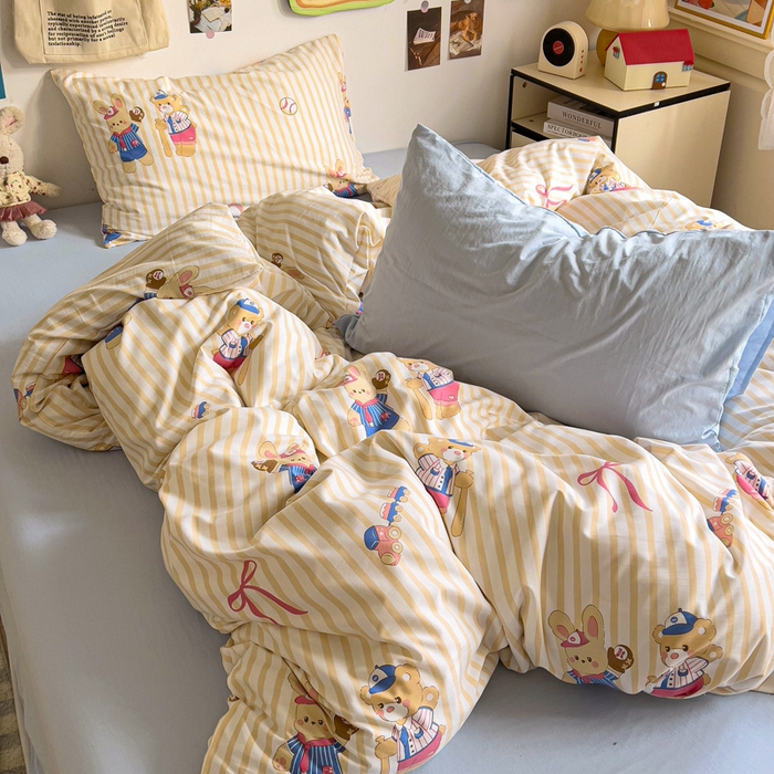 91家纺网 家纺一手货源 找家纺 水墨江南 2025新款超柔水洗棉系列四件套 好伙伴