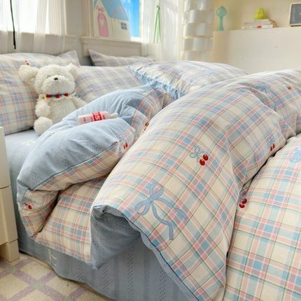 91家纺网 家纺一手货源 找家纺 （总）优彩 2025新款跑量款13070印花全棉四件套