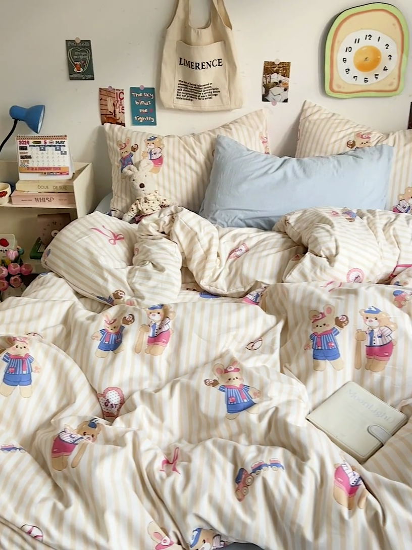 91家纺网 家纺一手货源 找家纺 水墨江南 2025新款超柔水洗棉系列四件套 好伙伴