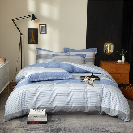 91家纺网 家纺一手货源 找家纺 （总）沐白家居 2025新款全棉云棉系列四件套