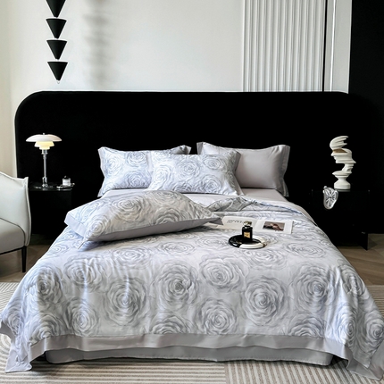 91家纺网 家纺一手货源 找家纺 （总）迷尚家居 2025新款夏被100%莱赛尔数码印花夏被四件套50支天丝夏被