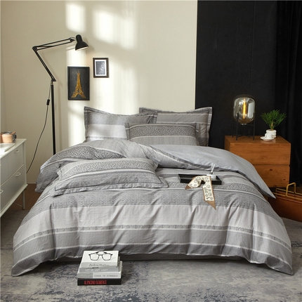 91家纺网 家纺一手货源 找家纺 （总）沐白家居 2025新款全棉云棉系列四件套