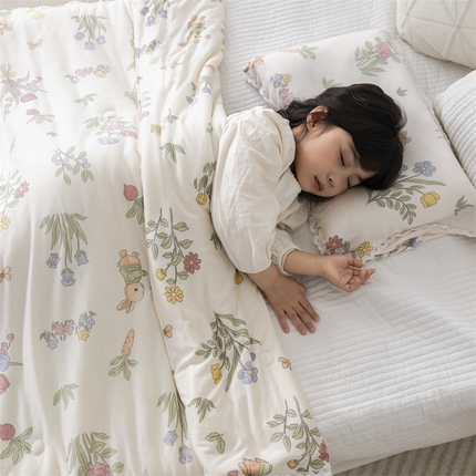 心卓婴童馆 2025新款A类针织棉被芯—儿童图 花花世界