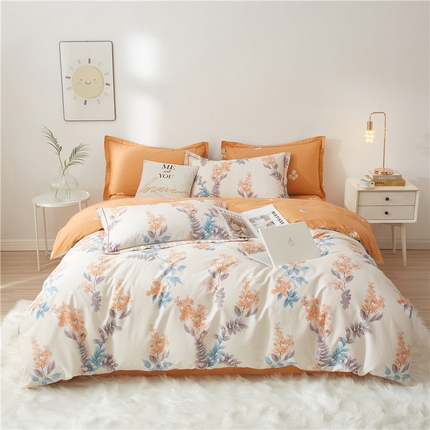 91家纺网 家纺一手货源 找家纺 （总）沐白家居 2025新款全棉云棉系列四件套