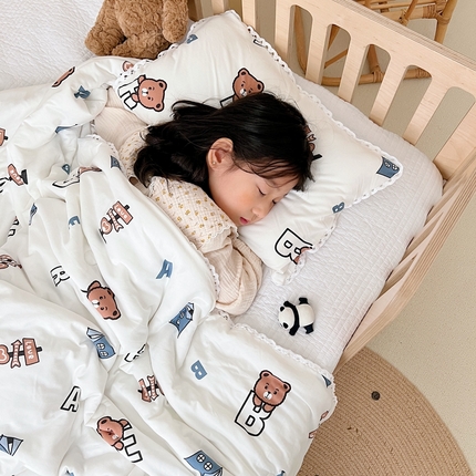 91家纺网 家纺一手货源 找家纺 （总）2025新款A类针织棉被芯夏凉被春秋被冬被儿童学生成人冬被加厚被子大豆被四季款—儿童图