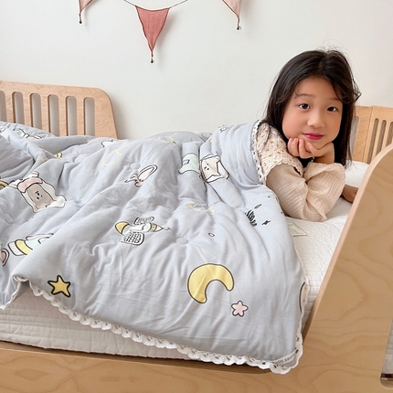 心卓婴童馆 2025新款A类针织棉被芯—儿童图 太空熊