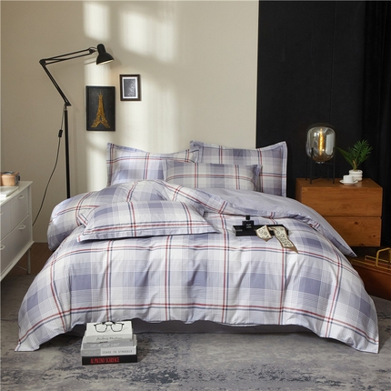 91家纺网 家纺一手货源 找家纺 （总）沐白家居 2025新款全棉云棉系列四件套