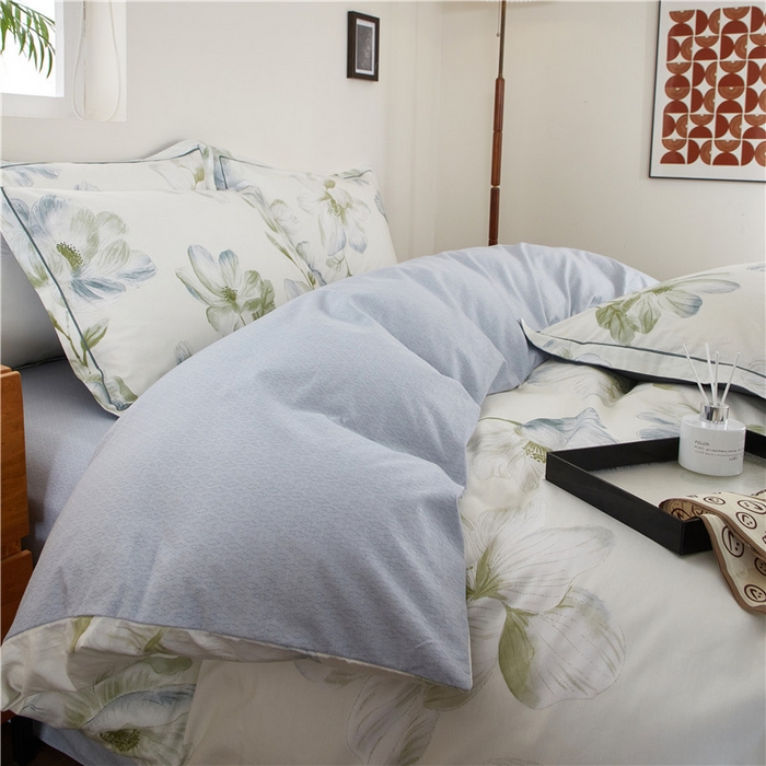 91家纺网 家纺一手货源 找家纺 （总）沐白家居 2025新款全棉云棉系列四件套