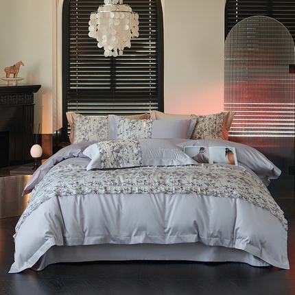 91家纺网 家纺一手货源 找家纺 （总）淼铭家纺 2025新款法式浪漫雅馨系列四件套