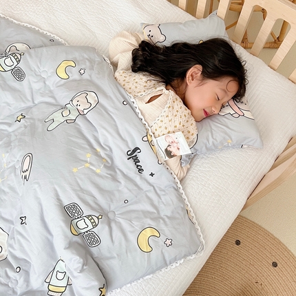 91家纺网 家纺一手货源 找家纺 （总）2025新款A类针织棉被芯夏凉被春秋被冬被儿童学生成人冬被加厚被子大豆被四季款—儿童图