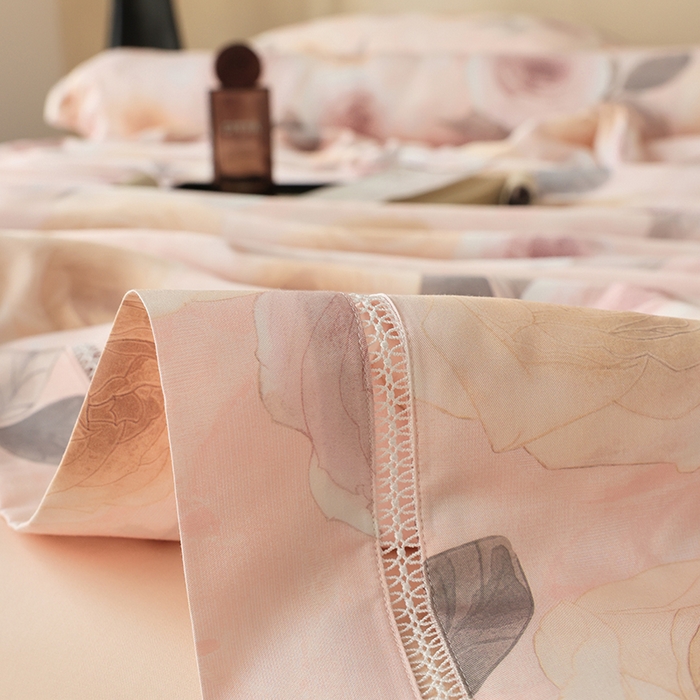 91家纺网 家纺一手货源 找家纺 娇逸家居 2025新款40s天丝莫代尔镂空款夏凉被 春望