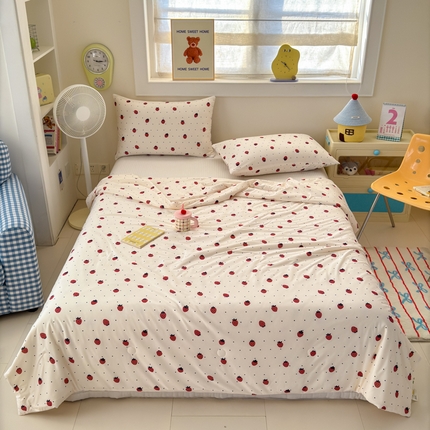 91家纺网 家纺一手货源 找家纺 （总）木堇家居 25年春夏卡通小清新针织棉10%大豆夏被（长期款）