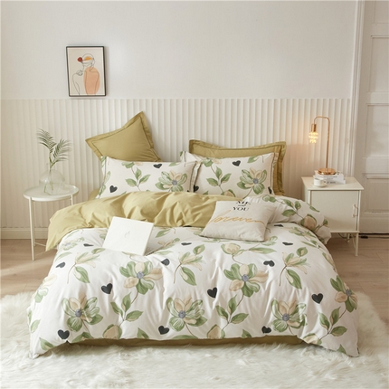 91家纺网 家纺一手货源 找家纺 （总）沐白家居 2025新款全棉云棉系列四件套