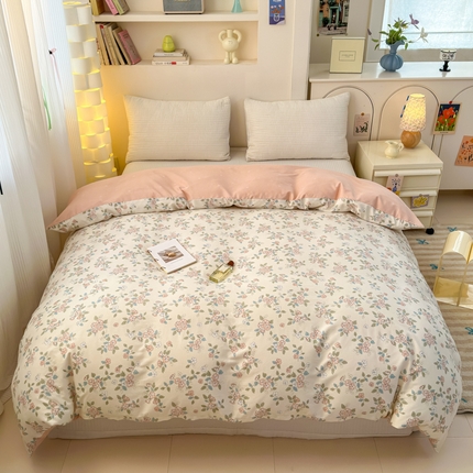 清雅福 2025新款13070全棉小清新单被套 扶摇