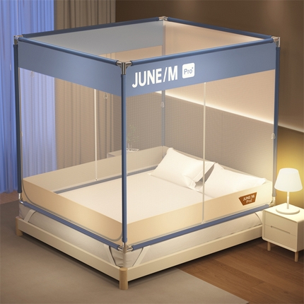 三夏光年 2025新款蚊帐T门可可系列  可可蓝