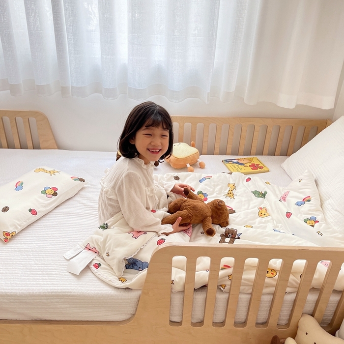 91家纺网 家纺一手货源 找家纺 心卓婴童馆 2025新款A类针织棉被芯—儿童图 动物集