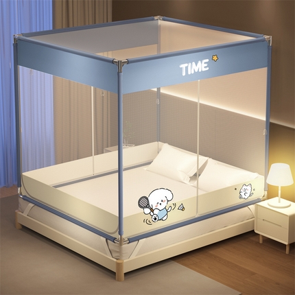 三夏光年 2025新款蚊帐T门烫画系列 西西里-晴空蓝