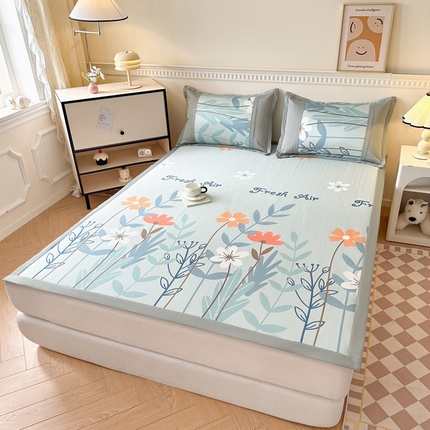 阿牛席业 2025新款凉感印花软席系列一 花开浪漫