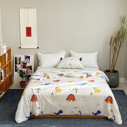 心卓婴童馆 2025新款A类针织棉被芯—影棚图 恐龙家族