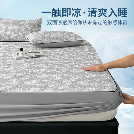 91家纺网 家纺一手货源 找家纺 （总）阿牛席业2025新款凉感软席系列-F-凉感双面软席床笠