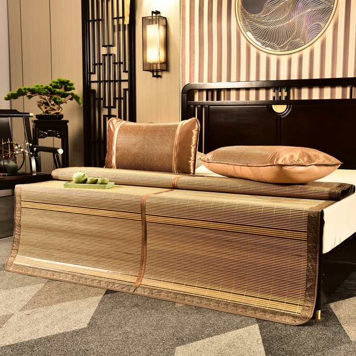 91家纺网 家纺一手货源 找家纺 （总）阿牛席业 2025新款金砖木纹席