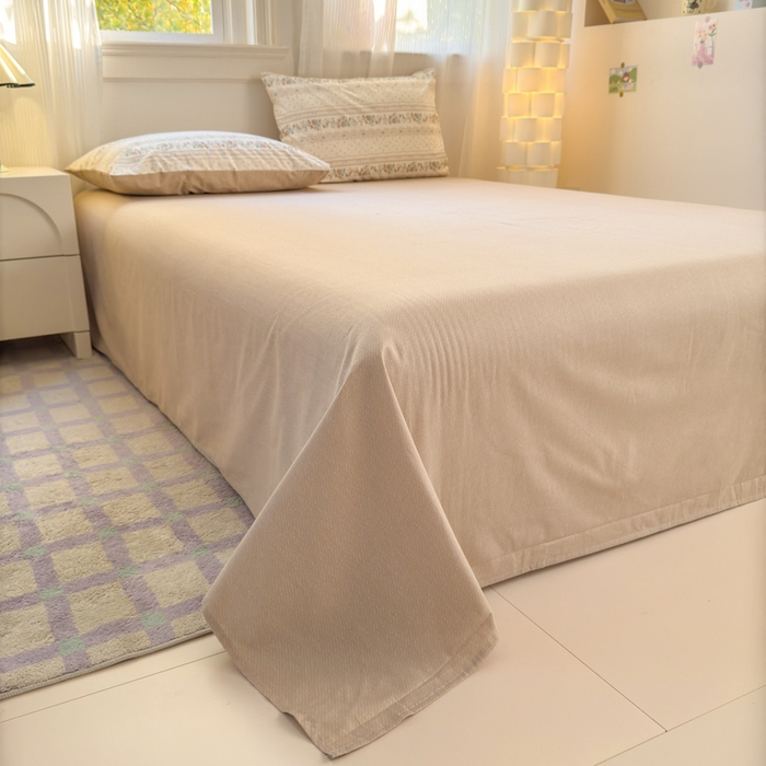 91家纺网 家纺一手货源 找家纺 清雅福 2025全棉13372小清新四件套和单品早春系列第一批-四件套 秋日攻瑰