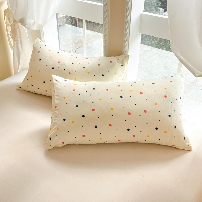 91家纺网 家纺一手货源 找家纺 星巴k家纺 2025糯糯棉A类大豆蛋白纤维夏凉被双层纱水洗棉夏被大豆被 彩色波点