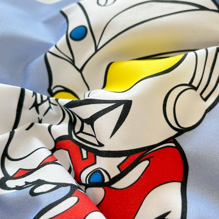 91家纺网 家纺一手货源 找家纺 蘭菲家纺 2025新款经典奥特曼小版全棉印花四件套 随影